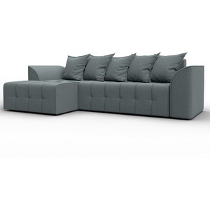 Изображение товара Диван угловой Лига-113 угол левый (ДСП,Рогожка/Серый) Лига Диванов 136704L