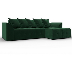 Изображение товара Диван угловой Лига-113 угол правый (ДСП,Велюр/Зеленый) Лига Диванов 136723