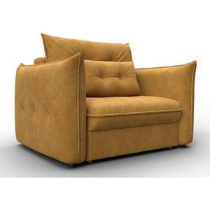 Изображение товара Кресло Лига-100 НПБ (ДСП,Фанера,Велюр/Желтый) Лига Диванов 136990