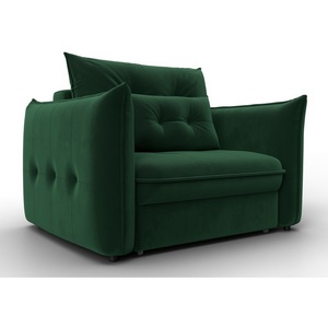 Изображение товара Кресло Лига-100 НПБ (ДСП,Фанера,Велюр/Зеленый) Лига Диванов 136997