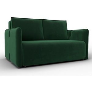 Изображение товара Диван прямой Лига-117 (ЛДСП,Брус,Фанера,Велюр/Зеленый) Лига Диванов 137011
