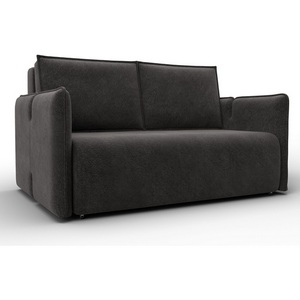 Изображение товара Диван прямой Лига-117 (ЛДСП,Брус,Фанера,Велюр/Темно-коричневый) Лига Диванов 137016