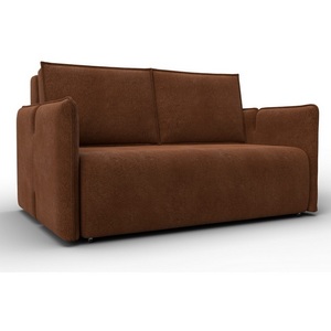 Изображение товара Диван прямой Лига-117 (ЛДСП,Брус,Фанера,Велюр/Терракотовый) Лига Диванов 137017