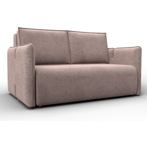 Изображение товара Диван прямой Лига-117 (ЛДСП,Брус,Фанера,Велюр/Бежевый) Лига Диванов 137021