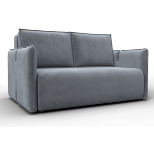 Изображение товара Диван прямой Лига-117 (ЛДСП,Брус,Фанера,Велюр/Серый) Лига Диванов 137023