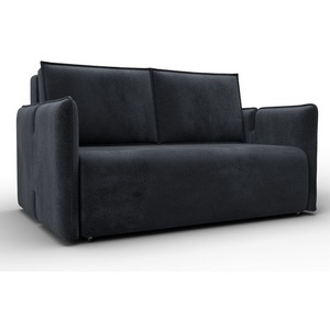 Изображение товара Диван прямой Лига-117 (ЛДСП,Брус,Фанера,Велюр/Темно-серый) Лига Диванов 137024