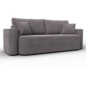 Изображение товара Диван прямой Лига-118 НПБ (ДСП,ЛДСП,Брус,Фанера,Велюр/Бежевый) Лига Диванов 137078