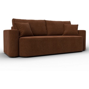 Изображение товара Диван прямой Лига-118 НПБ (ДСП,ЛДСП,Брус,Фанера,Велюр/Терракотовый) Лига Диванов 137080