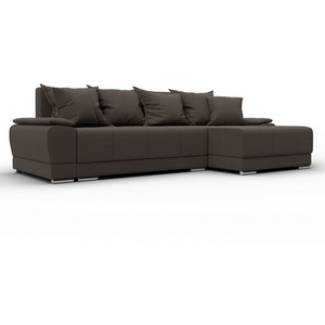 Изображение товара Диван угловой Лига-119 угол правый (ДСП,Брус,Фанера,ЛДС,Рогожка/Коричневый) Лига Диванов 137085