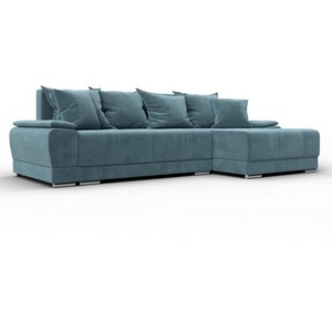 Изображение товара Диван угловой Лига-119 угол правый (ДСП,Брус,Фанера,ЛДС,Велюр/Бирюзовый) Лига Диванов 137090