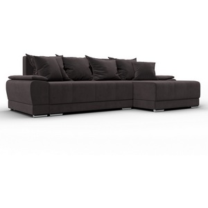 Изображение товара Диван угловой Лига-119 угол правый (ДСП,Брус,Фанера,ЛДС,Велюр/Коричневый) Лига Диванов 137093