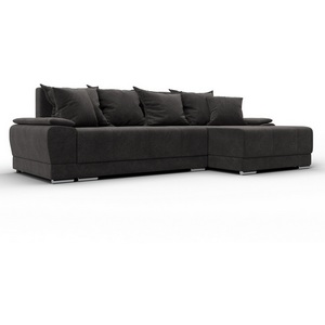 Изображение товара Диван угловой Лига-119 угол правый (ДСП,Брус,Фанера,ЛДС,Велюр/Темно-коричневый) Лига Диванов 137096