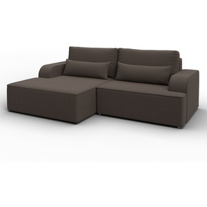 Изображение товара Диван угловой Лига-120 угол левый (ДСП,Брус,Фанера,ЛДС,Рогожка/Коричневый) Лига Диванов 137284L