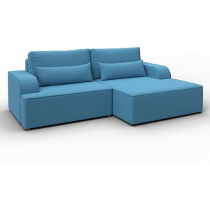 Изображение товара Диван угловой Лига-120 угол правый (ДСП,Брус,Фанера,ЛДС,Рогожка/Голубой) Лига Диванов 137286