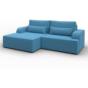 Изображение товара Диван угловой Лига-120 угол левый (ДСП,Брус,Фанера,ЛДС,Рогожка/Голубой) Лига Диванов 137286L