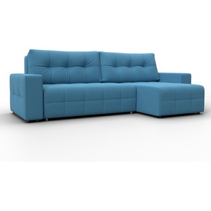 Изображение товара Диван угловой Лига-122 угол универсальный (ДСП,Брус,Рогожка/Голубой) Лига Диванов 137600