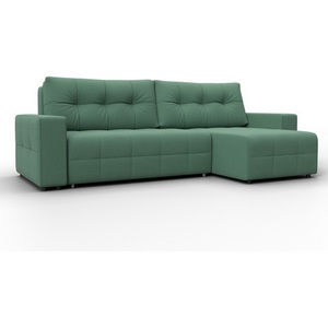 Изображение товара Диван угловой Лига-122 угол универсальный (ДСП,Брус,Рогожка/Зеленый) Лига Диванов 137601