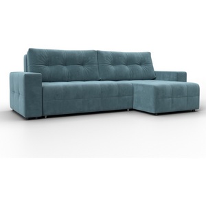 Изображение товара Диван угловой Лига-122 угол универсальный (ДСП,Брус,Велюр/Бирюзовый) Лига Диванов 137603