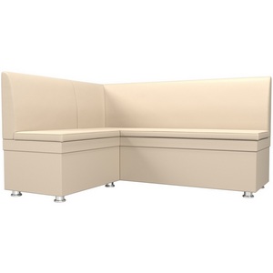 Изображение товара Кухонный угловой диван Уют левый (экокожа бежевая) Лига Диванов 28383L