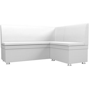 Изображение товара Кухонный угловой диван Уют правый (экокожа белая) Лига Диванов 28384