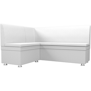 Изображение товара Кухонный угловой диван Уют левый (экокожа белая) Лига Диванов 28384L