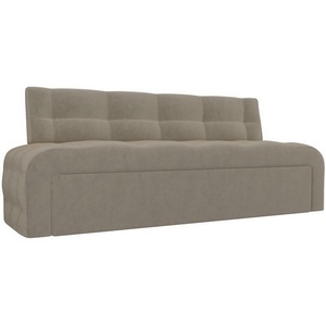 Изображение товара Кухонный прямой диван Люксор (микровельвет бежевый) Лига Диванов 28585