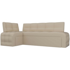 Изображение товара Кухонный угловой диван Люксор левый (экокожа бежевая) Лига Диванов 28592L
