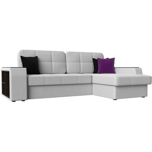 Изображение товара Угловой диван Брюссель правый (экокожа белая) Лига Диванов 29395