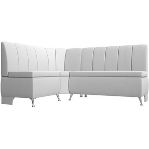 Изображение товара Кухонный угловой диван Кантри левый (экокожа белая) Лига Диванов 29452L Изображение товара Кухонный угловой диван Кантри левый (экокожа белая) Лига Диванов 29452L