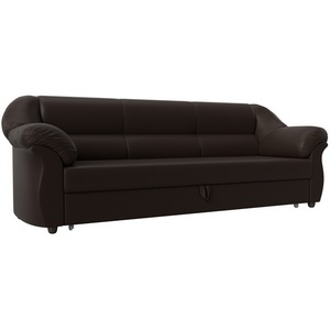 Изображение товара Диван прямой Карнелла (экокожа коричневая) Лига Диванов 29490