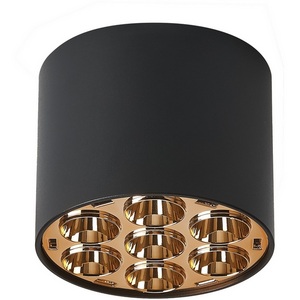 Изображение товара Светильник потолочный Lightstar Guarda 080642 6W 470LM 4000K черный/золото