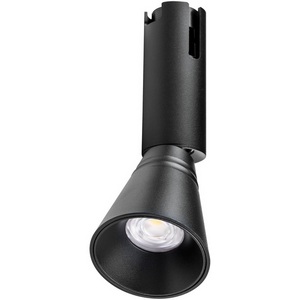 Изображение товара Трековый светильник низковольтный светодиодный 48V 6W черный 4000K Lightstar Due Hermes 210847