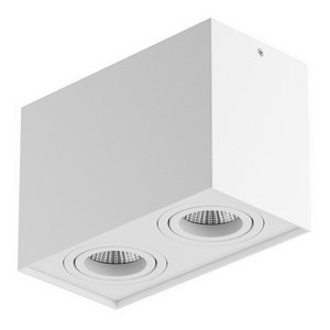 Изображение товара Потолочный светильник прямоугольный встраиваемый на 2 лампочки 52086 Lightstar Rettango 052086