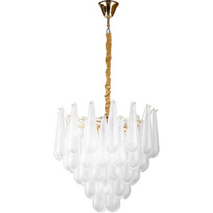 Изображение товара Подвесная люстра 799102 10х6W(led) E14 Золото/Прозрачный Lightstar Retro II 799102