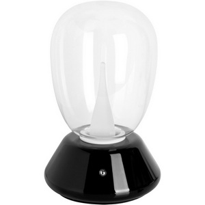 Изображение товара Настольная лампа диммируемая 10W 3000K прозрачный/черный Lightstar Uovo III 807907
