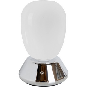 Изображение товара Настольная лампа диммируемая 10W 3000K матовый/хром Lightstar Uovo III 807914