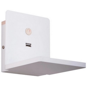 Изображение товара Настенный светильник светодиодный с беспроводной зарядкой и USB-портом Lightstar Muro 808516