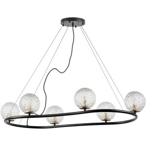 Изображение товара Люстра подвесная шириной 60 см Lightstar Bari 815267 шарики