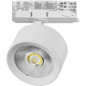 Изображение товара Трековый светильник трехфазный светодиодный LED 15W 220V с адаптером Lightstar Alta Pro A5546QT