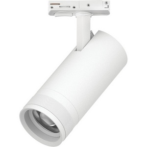 Изображение товара Трековый светильник однофазный/трехфазный светодиодный 20W 220V 1400LM 20-55G с тонким адаптером Lightstar Canno Pro C4206SS