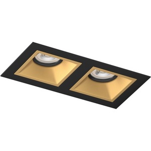 Изображение товара Потолочный светильник прямоугольный с пластиковой арматурой под LED модуль/ламп МR16 Lightstar Domino D5270303BMOD