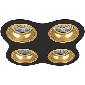 Изображение товара Встраиваемый светильник круглый (214647+214603+214603+214603+214603) Lightstar Domino D64703030303