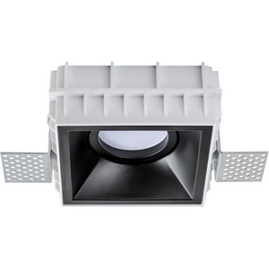 Изображение товара Точечный светильник встраиваемый с цоколем gu5.3 под гипсокартон с рамкой Lightstar Domino G214507