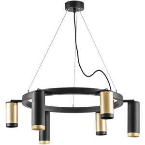 Изображение товара Подвесной светильник Lightstar Rullo LR01640387370 с 6 плафонами в стиле хай-тек