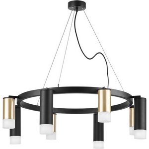 Изображение товара Подвесной светильник Lightstar Rullo LR0184048741 с 8 плафонами хай-тек стиль