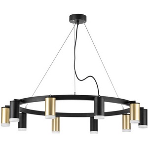 Изображение товара Подвесной светильник Lightstar Rullo LR0204053750 с 10 плафонами стиль хай-тек