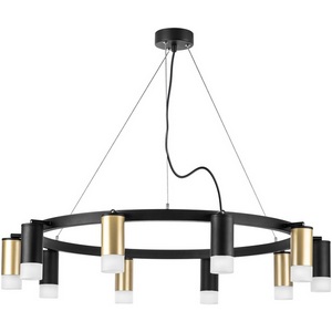 Изображение товара Подвесной светильник Lightstar Rullo LR0204053751 10 плафонов стиль хай-тек