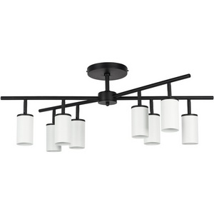 Изображение товара Люстра потолочная накладная с цоколем gu10 на штанге (571728+214436-8) Lightstar RULLO LR728368