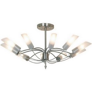 Изображение товара Большая потолочная люстра IP21 Lussole Loft Lano GRLSA-2813-10