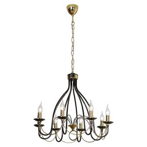 Изображение товара Подвесная люстра IP21 Lussole Loft Todi GRLSA-4613-08 в виде свечи